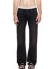 Raimundo Langlois Raimundo Langlois Black Slim Straight Jeans - 1
