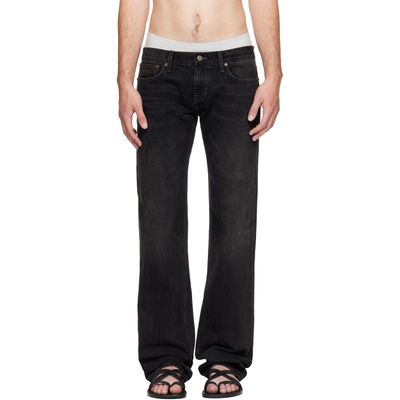 Raimundo Langlois Raimundo Langlois Black Slim Straight Jeans