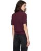 Raimundo Langlois Raimundo Langlois Burgundy Layered Polo - 3