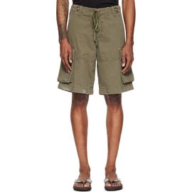 Raimundo Langlois Raimundo Langlois Khaki Double Fly Cargo Shorts