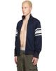 Raimundo Langlois Raimundo Langlois Navy Track Jacket - 4