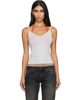 Raimundo Langlois Raimundo Langlois SSENSE Exclusive Blue V-Neck Camisole - 1