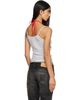Raimundo Langlois Raimundo Langlois SSENSE Exclusive Blue V-Neck Camisole - 3