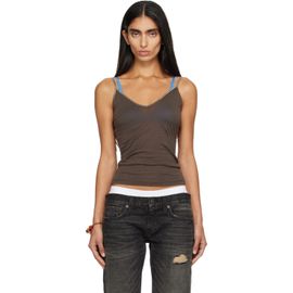 Raimundo Langlois Raimundo Langlois SSENSE Exclusive Brown V-Neck Camisole