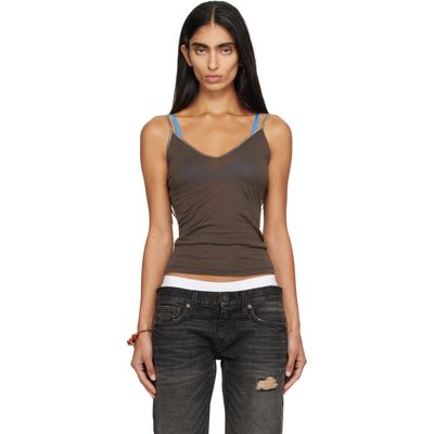 Raimundo Langlois Raimundo Langlois SSENSE Exclusive Brown V-Neck Camisole