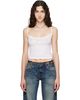 Raimundo Langlois Raimundo Langlois White Henley Camisole - 1