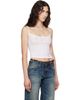 Raimundo Langlois Raimundo Langlois White Henley Camisole - 2