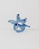 rain and rivers Rain and Rivers Handmade Flower Glass Ring in Blue, Women's at Urban Outfitters - 3