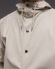 Rains Rains 12010 waterproof short jacket in light stone-Neutral - 3