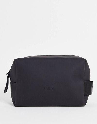 Rains Rains 15580 unisex waterproof small wash bag in black