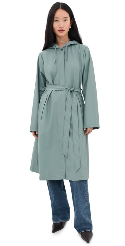 Rains Rains A-Line Longer Jacket Sage