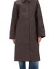 Rains Rains Nara Long Jacket Bark - 1
