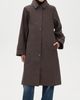 Rains Rains Nara Long Jacket Bark - 2