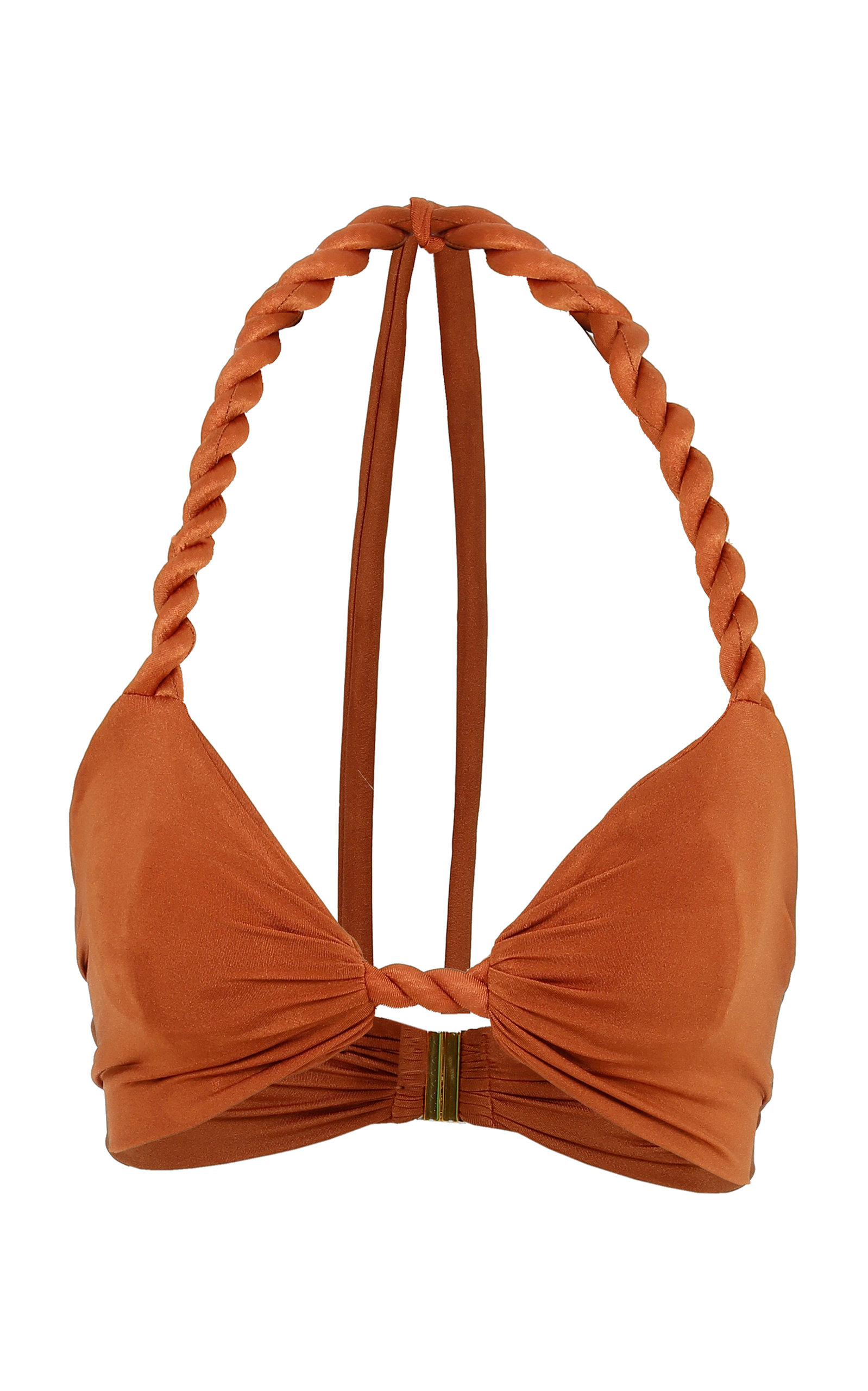 Vanessa Ropes Raisa Vanessa - rope Neck Bikini Set Brown FR 36