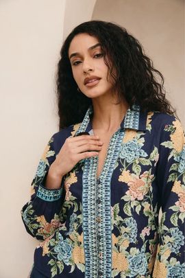 RAISHMA RAISHMA Amani Navy Shirt 