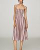 RAISONNEL 100% Cotton Smocked A-Line Midi Dress - 1