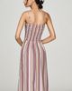 RAISONNEL 100% Cotton Smocked A-Line Midi Dress - 3