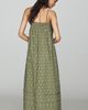 RAISONNEL 100% Cotton Smocked Midi Dress - 3