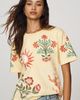RAISONNEL Cotton Embroidered Tee - 1