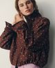 RAISONNEL Cotton Polka-Dot Funnel-Neck Jacket - 1
