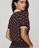 RAISONNEL Short-Sleeve Collared Cardigan - 2