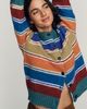 RAISONNEL Striped Crew Cardigan - 1
