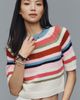 RAISONNEL Wool Blend Short-Sleeve Sweater - 1
