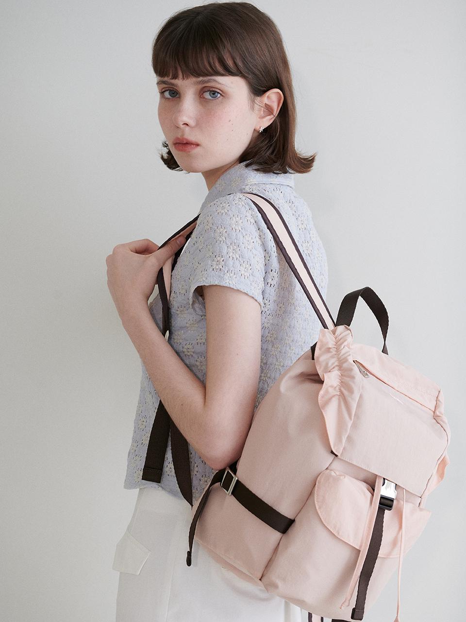 RAIVE Bonnet Nylon Backpack_Light Pink
