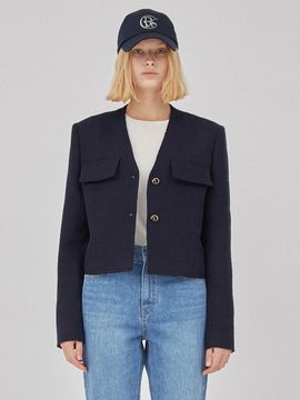 RAIVE Button Tweed Jacket