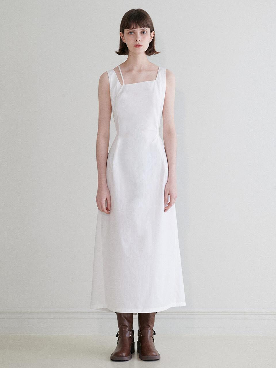 RAIVE Different Strap Maxi Dress - White