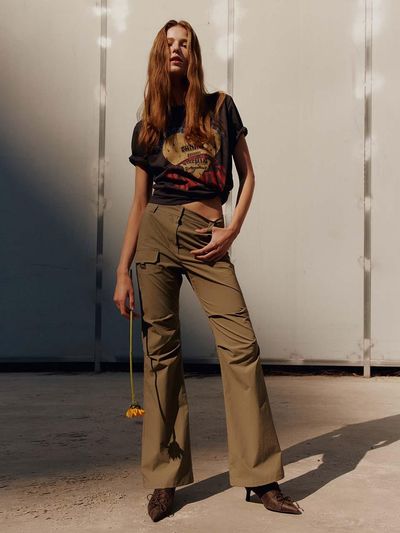 RAIVE Light Cargo Flare Pants (VW5ML475)