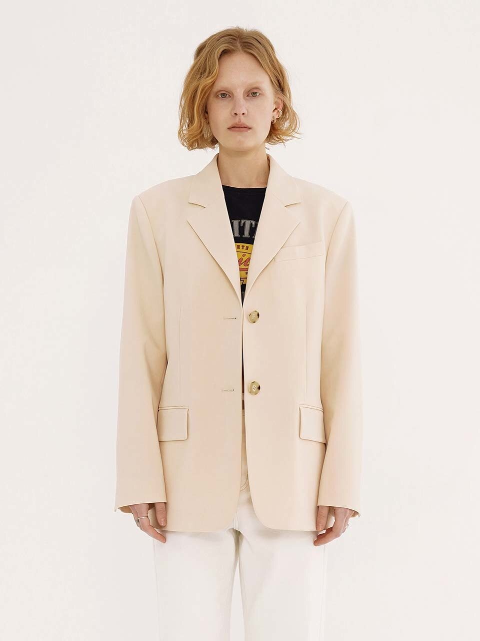 RAIVE Over Fit Jacket_Light Yellow