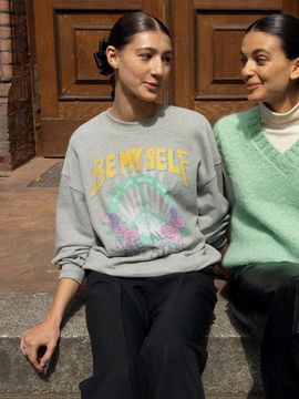 RAIVE Peacemark Graphic Sweatshirt_L/Grey