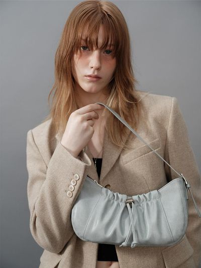 RAIVE Pleat Bag_Blue