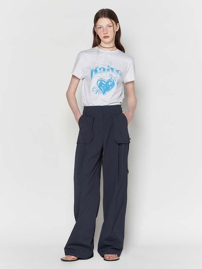 RAIVE Race-up Layered Wide Pants (VW5ML472)