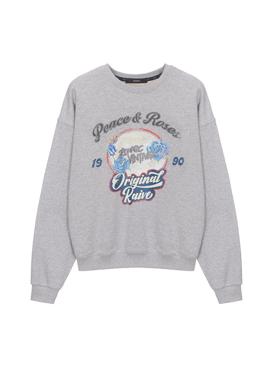 RAIVE Rose Mirror Ball Graphic Sweatshirt VW4WE112_2colo