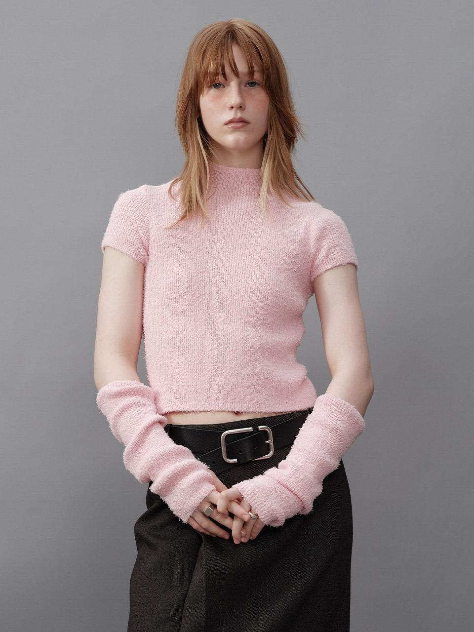 RAIVE Short Sleeves Knit (Pink)