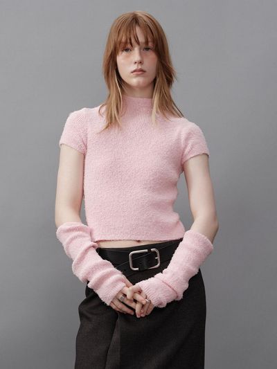 RAIVE Short Sleeves Knit (Pink)