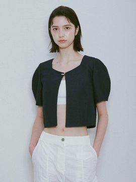 RAIVE Square Neck Jacket_Navy