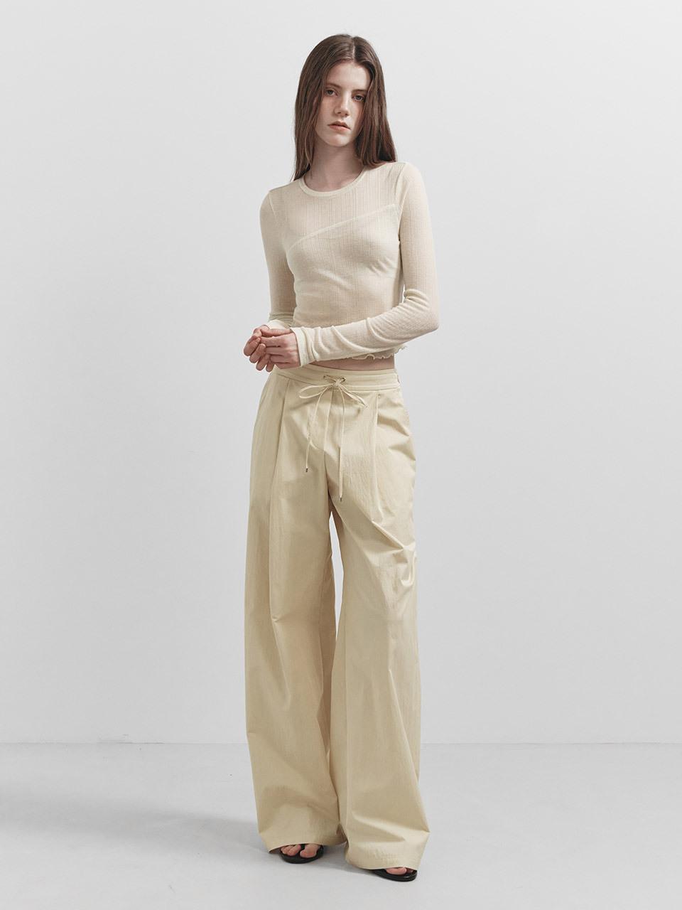RAIVE String Wide Cotton Pants (VW5SL451)