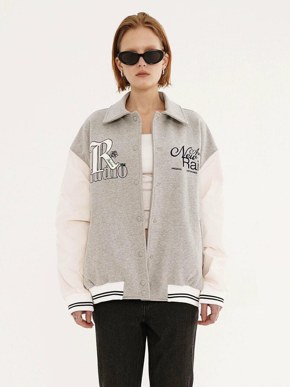 RAIVE Varsity Jacket_Gray