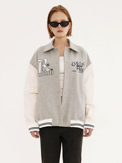 RAIVE Varsity Jacket_Gray