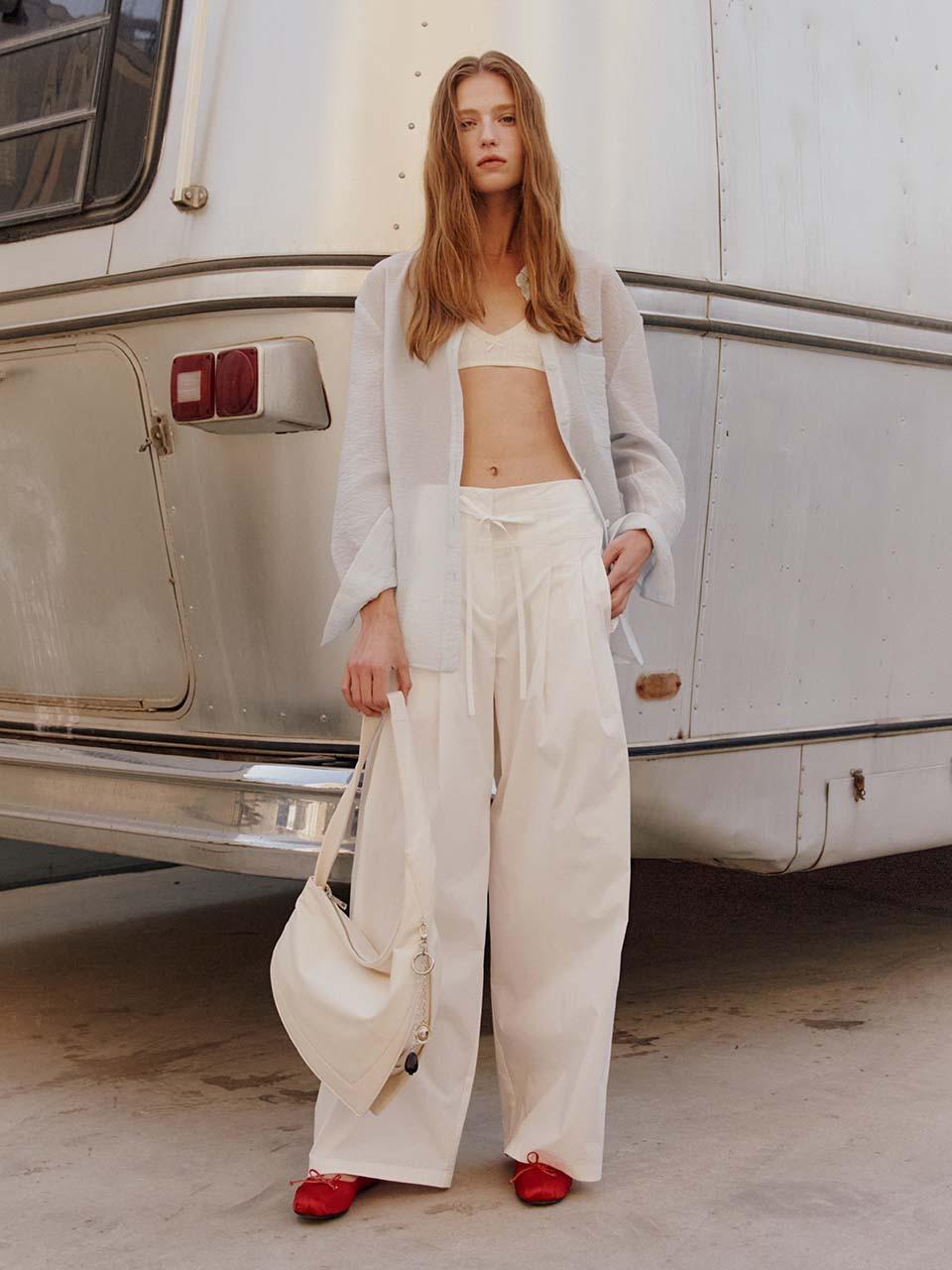 RAIVE Waist String Wide Pants (VW5ML470)