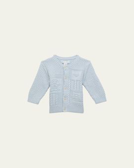 Ralph Lauren Boy's Cardigan W/ Bear Intarsia