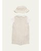 Ralph Lauren Boy's Striped Overall, Bodysuit & Hat Set - 2