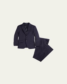 Ralph Lauren Boy's Tailored Wool Twill Two-Piece Suit