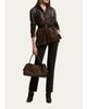 Ralph Lauren Collection Andrey Wool Herringbone Tapered-Leg Ankle Pants - 2