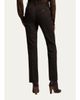 Ralph Lauren Collection Andrey Wool Herringbone Tapered-Leg Ankle Pants - 3