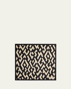 Ralph Lauren Collection Art Deco-Print Silk Twill Square Scarf