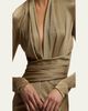 Ralph Lauren Collection Ashten Metallic Jersey Evening Dress - 5